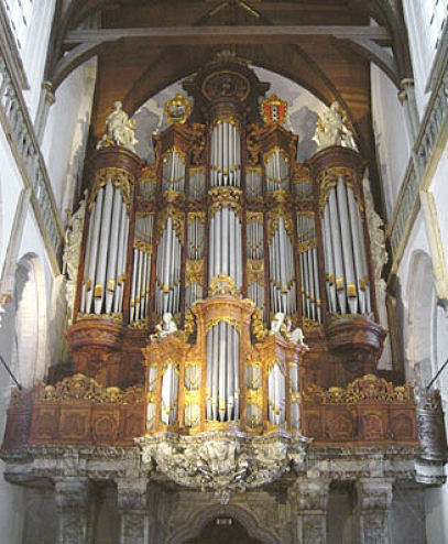 Amsterdam» Oude Kerk: Hauptorgel