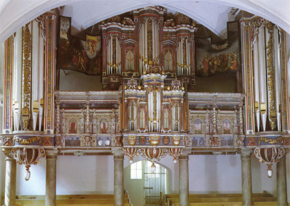 Orgel in Basedwo, Heinrich Herbst d.Ä. und d.J. und Samuel Gercke 1680-1683
