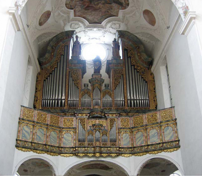 Muri, Klosterkirche, Hauptorgel