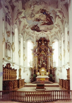 Choir with choir organ