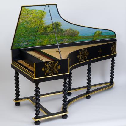 second scientific reconstruktion of a Christian Vater harpsichord,1738, Magdalena Balk
