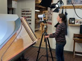 3D-Scan-Hammerflügel Franz Jakob Spath mit dem Artec Leo