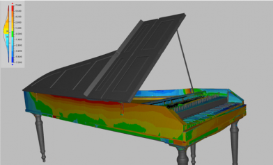 Verglreichsmessung Stein Original und Nachbau Bassseite