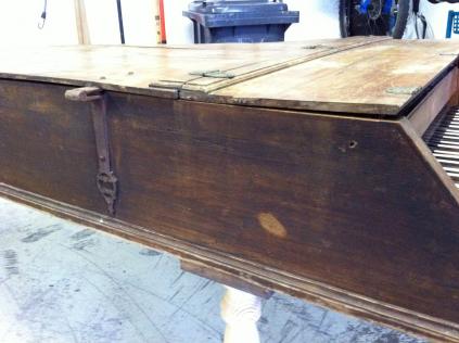 view of the bass wall when found ph.: Franz Körndle