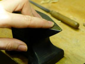 Das plattgeschlagene Ende