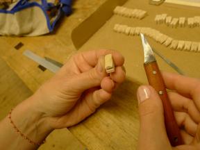 ausgearbeitete Form auf einer Seite