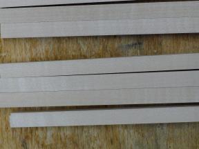 Vorbereitete Rohlings-Leisten