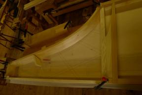 marking the struts according to drawing