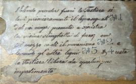 ital. Anweisung zum Klaviaturausbau