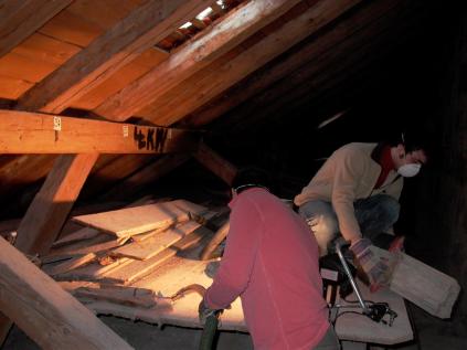 Related investigation and documentation of the attic above the Trinity Organ 2007