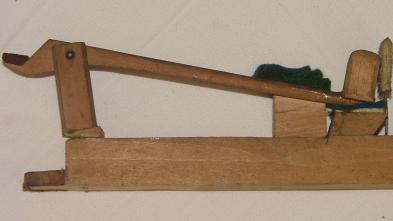 Mechanik des Flügels mit unbeledertem Hammerkopf