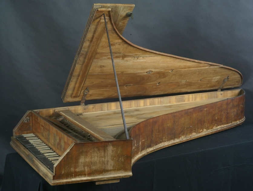 Fragmentiertes Originalinstrument: süddeutscher Hammerflügel (zugeschrieben Franz Jacob Späth, ca. 1770)