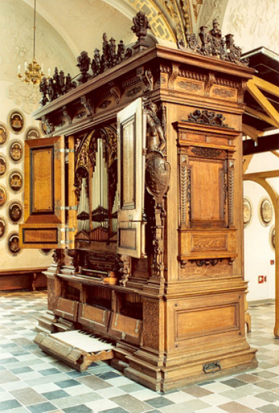 Frederiksborg, Schlosskirche, Orgel von Esaias Compenius 1612