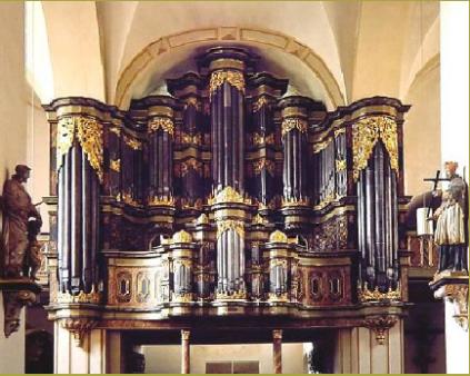 Amsterdam» Oude Kerk: Hauptorgel