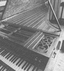 Englische Cembalo mit Jalousieschweller