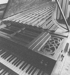 Englische Cembalo mit JalousieschwellerEnglische Cembalo