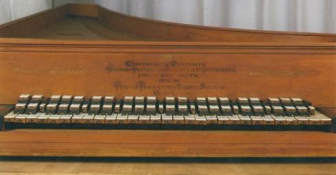 Universalcembalo, Tastatur