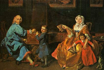 Marcus Tuscher: Familienportrait Shudi, Broadwood Trust