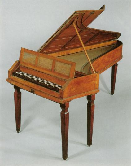 Fortepiano by Johann Andreas Stein, Augsburg 1782 Munich, Bavarian National Museum.