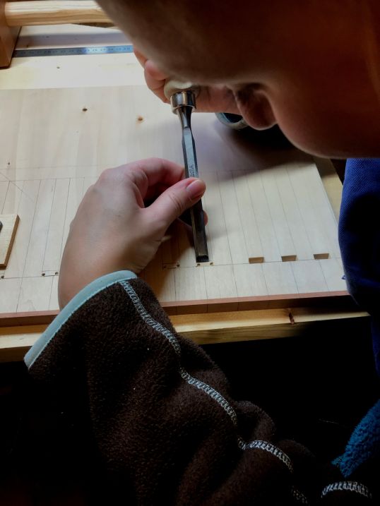 Ausarbeiten der Abstiche