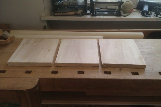 Klaviaturplattenrohlinge aus Linde