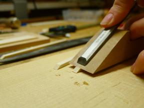 Abstechen der Zungenschräge