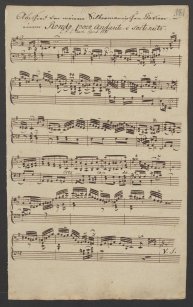 "Abschied von meinem Silbermannischen Clavier" D-B Bach P 359