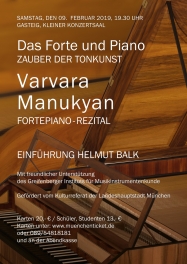 Konzertflyer Varvara Manukyan