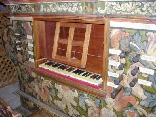 Fig. 6-2: the organist's view