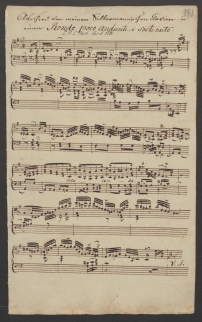 « Adieu en Rondo à mon Silbermann »  D-B Bach P 359